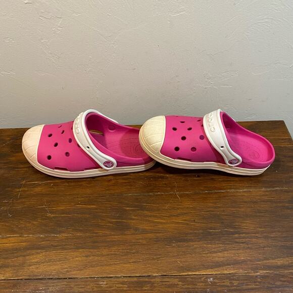 Crocs Pink Size Junior 2 Water Proof - Picture 6 of 7